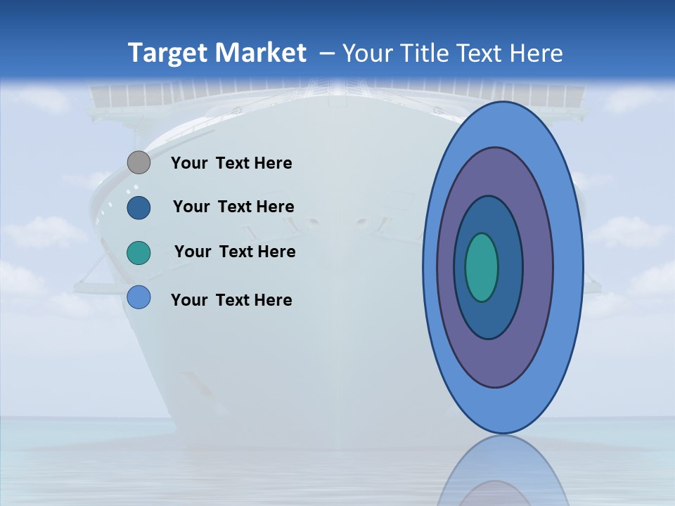 Anchored Trip Vacation PowerPoint Template