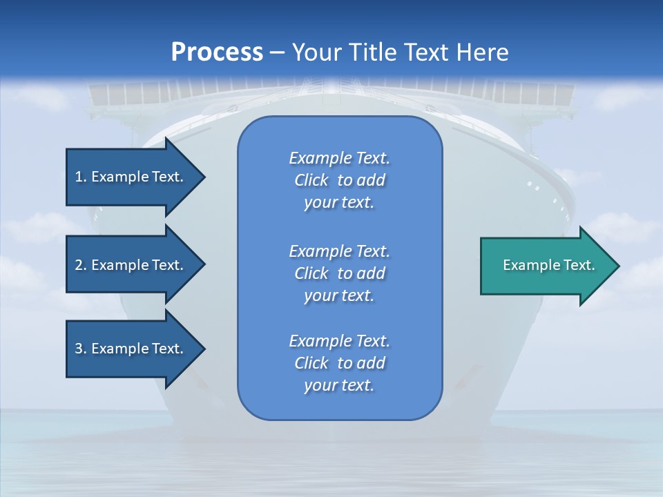 Anchored Trip Vacation PowerPoint Template
