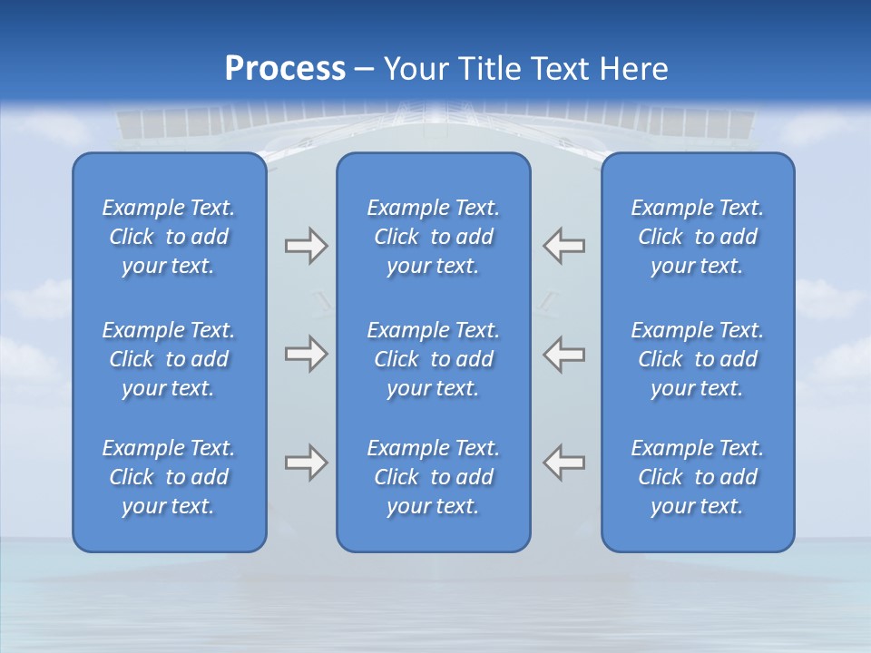 Anchored Trip Vacation PowerPoint Template