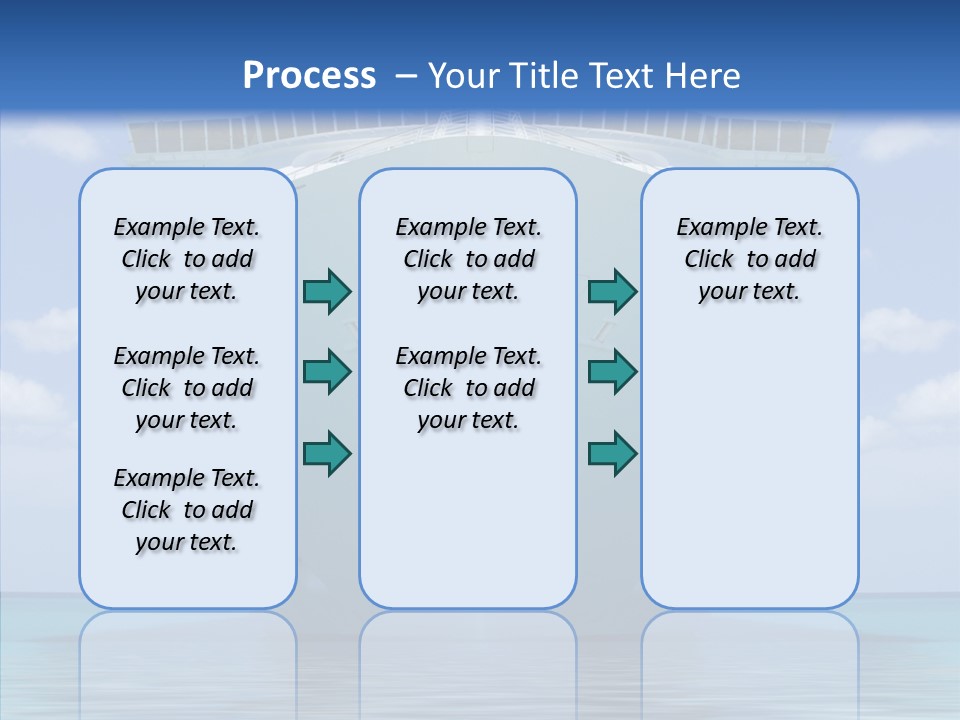 Anchored Trip Vacation PowerPoint Template