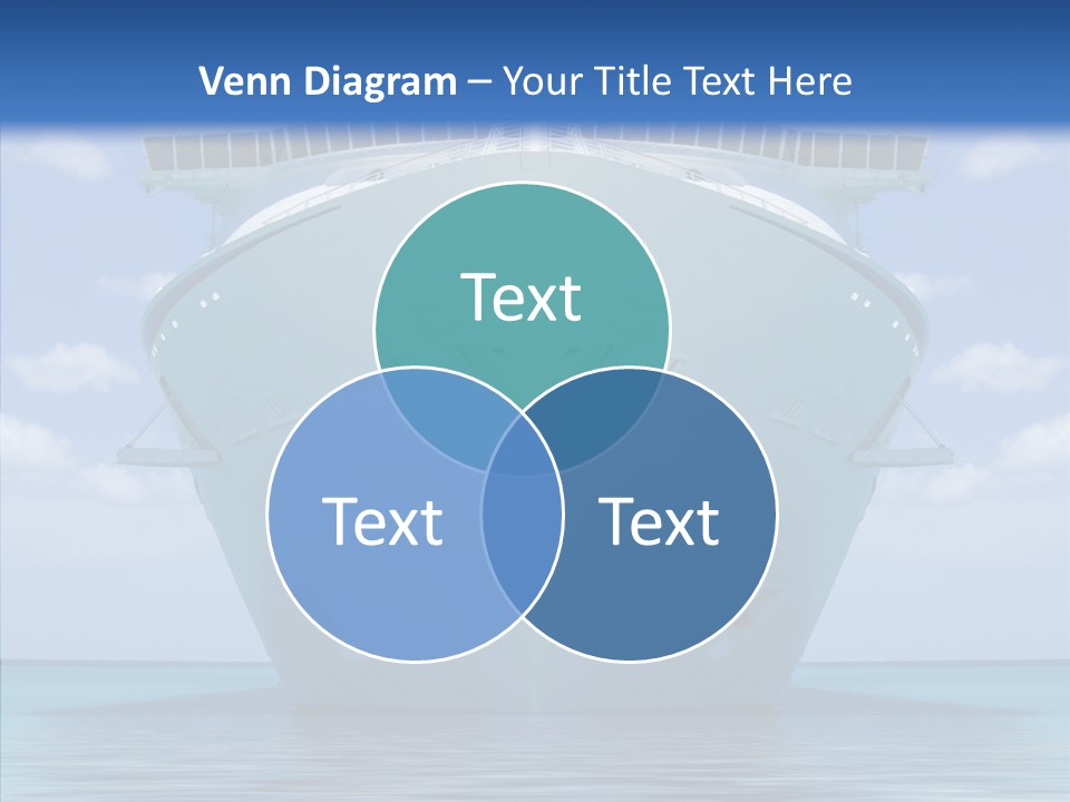 Anchored Trip Vacation PowerPoint Template