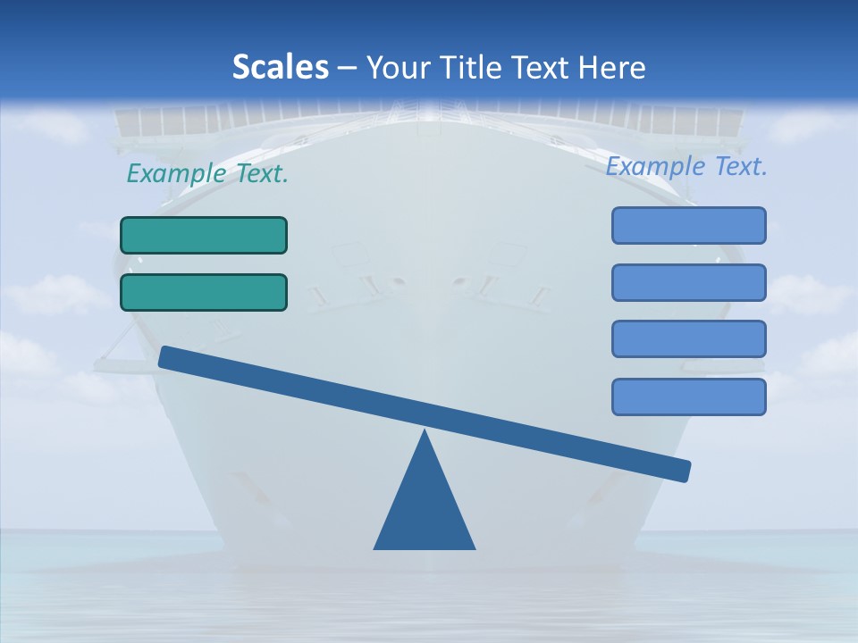 Anchored Trip Vacation PowerPoint Template