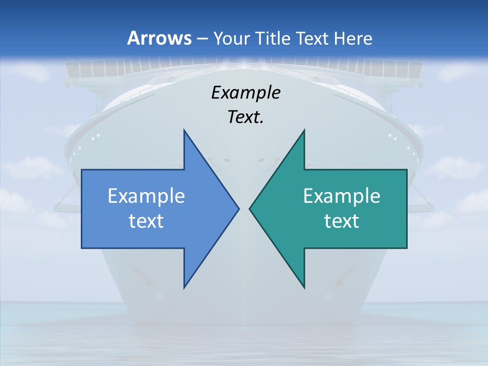 Anchored Trip Vacation PowerPoint Template