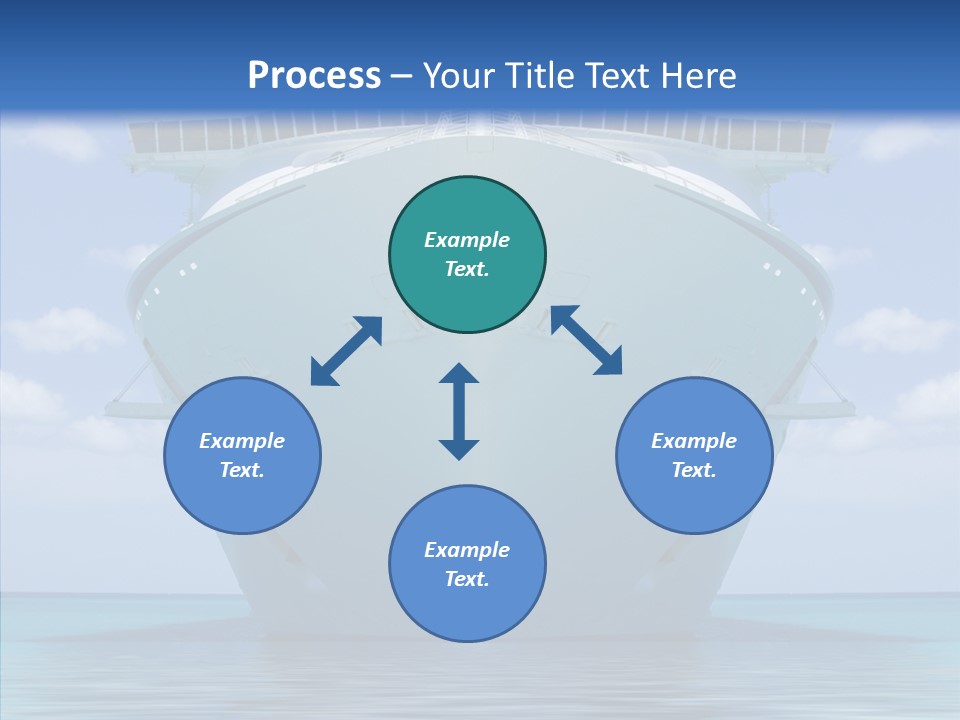 Anchored Trip Vacation PowerPoint Template