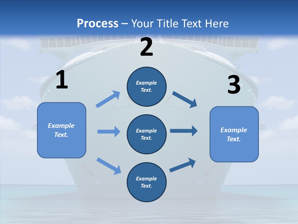 Anchored Trip Vacation PowerPoint Template