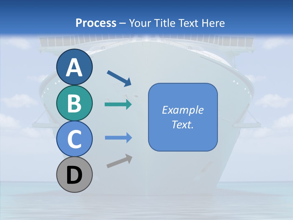 Anchored Trip Vacation PowerPoint Template