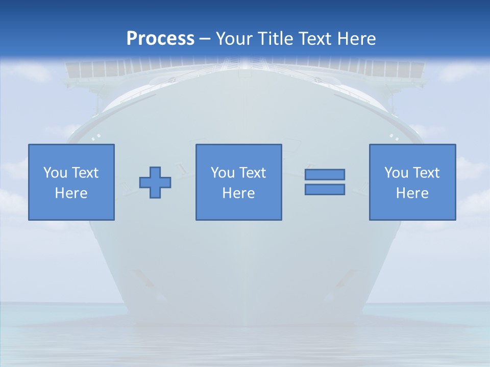 Anchored Trip Vacation PowerPoint Template