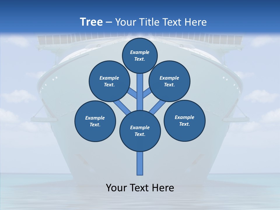 Anchored Trip Vacation PowerPoint Template