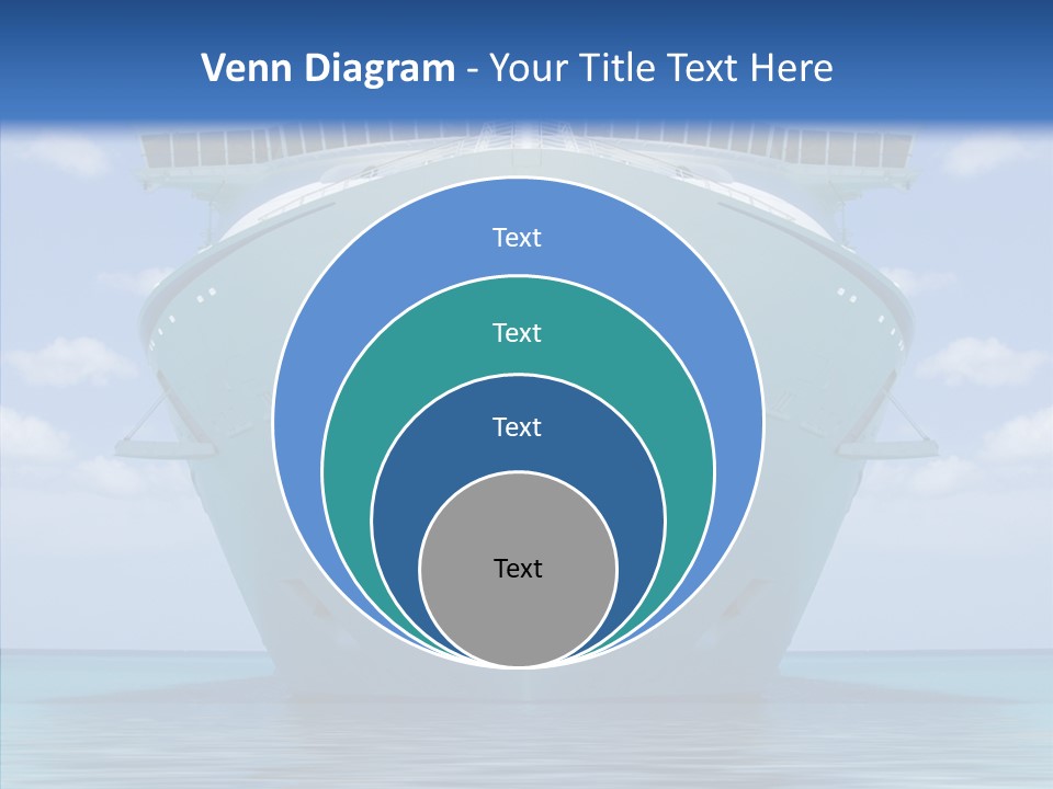 Anchored Trip Vacation PowerPoint Template