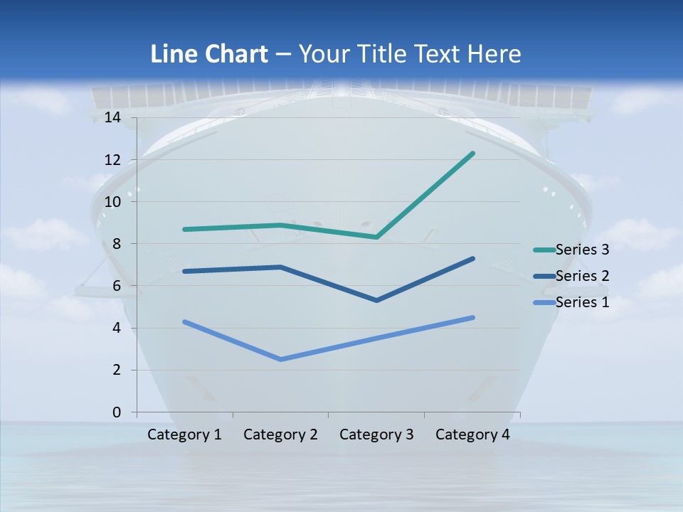 Anchored Trip Vacation PowerPoint Template