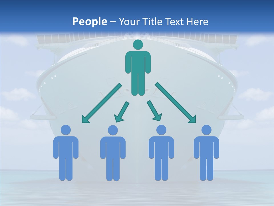 Anchored Trip Vacation PowerPoint Template