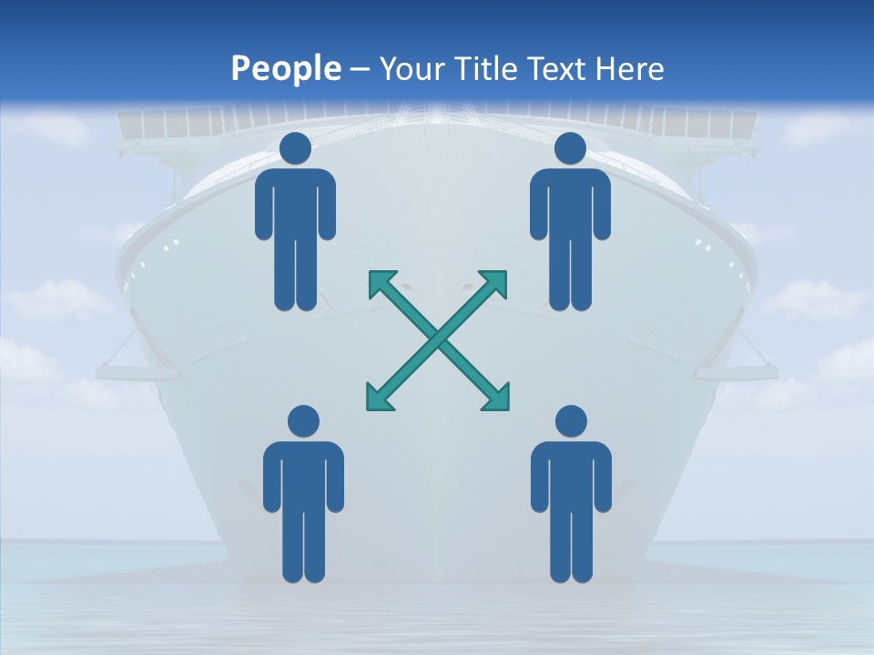 Anchored Trip Vacation PowerPoint Template