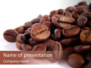 Bean Caffeine Break PowerPoint Template
