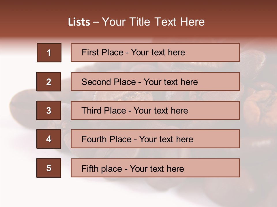 Bean Caffeine Break PowerPoint Template