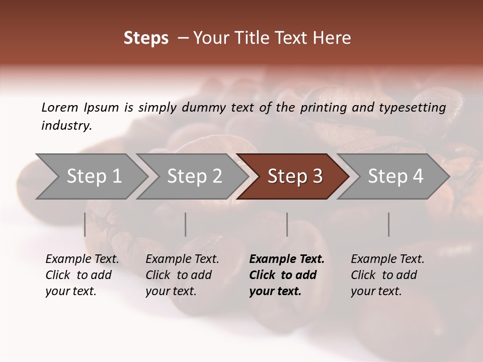 Bean Caffeine Break PowerPoint Template