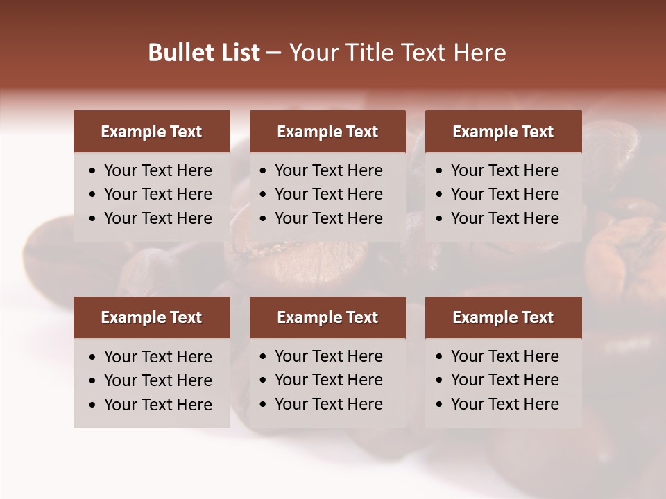 Bean Caffeine Break PowerPoint Template