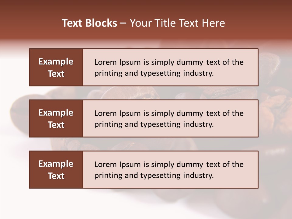 Bean Caffeine Break PowerPoint Template