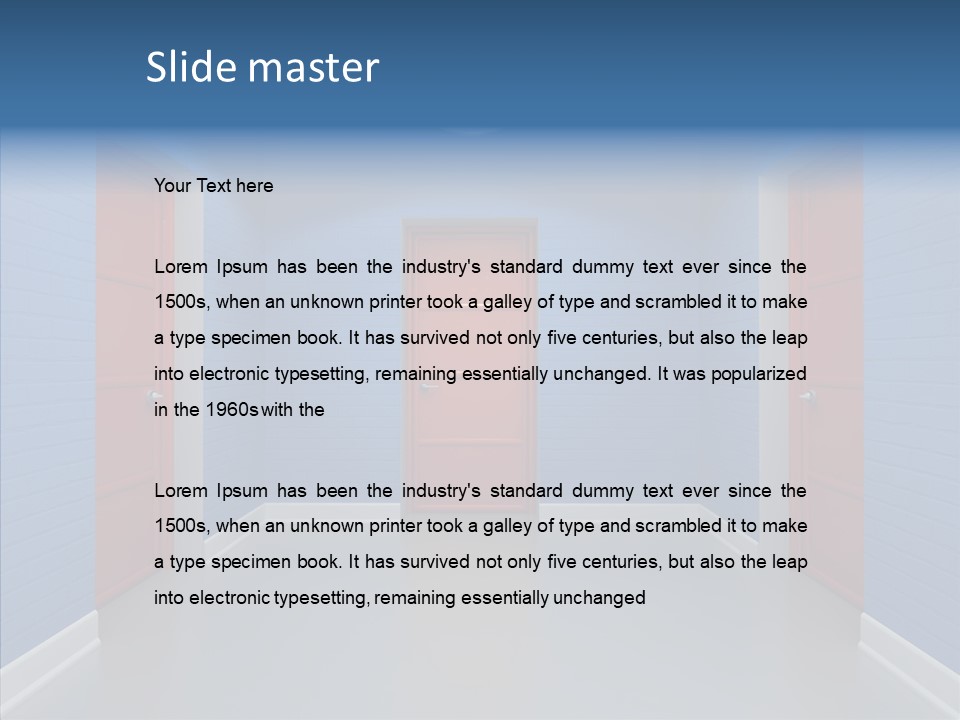 Home Unusual Area PowerPoint Template