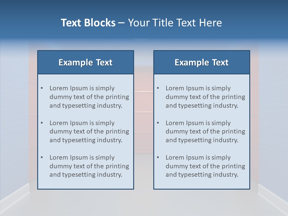 Home Unusual Area PowerPoint Template