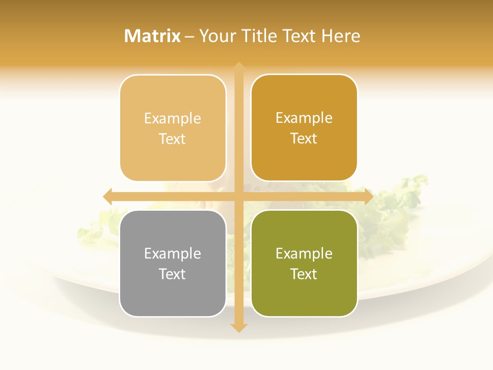 French Dairy Breakfast PowerPoint Template