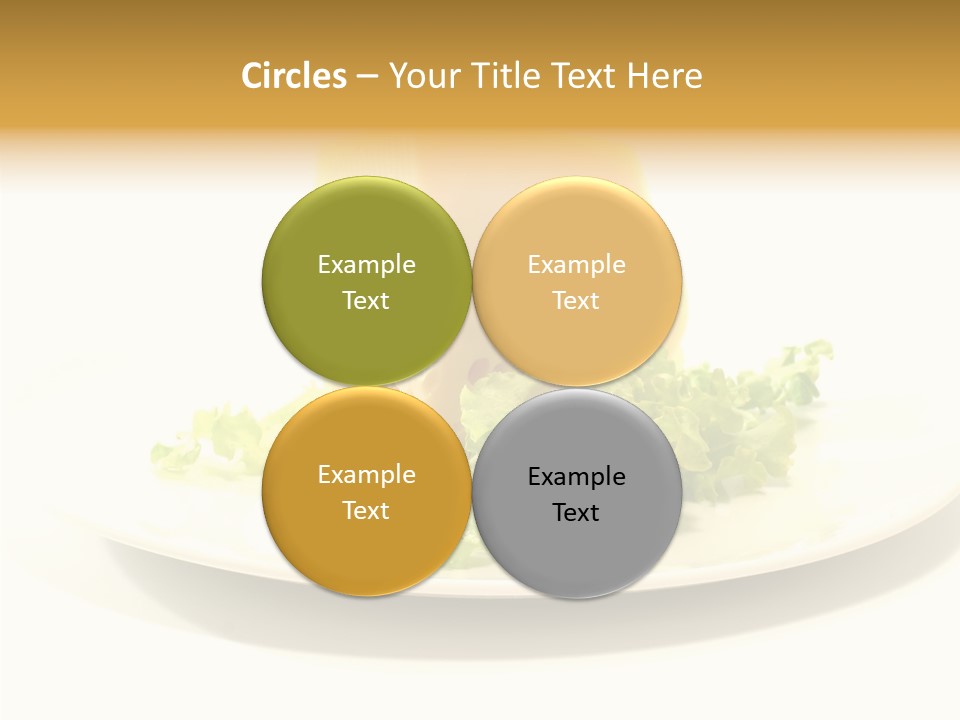 French Dairy Breakfast PowerPoint Template