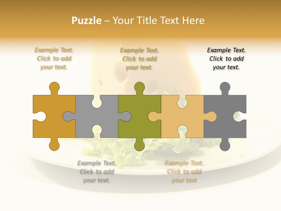 French Dairy Breakfast PowerPoint Template