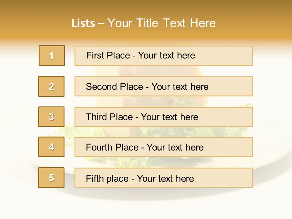 French Dairy Breakfast PowerPoint Template