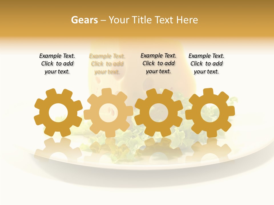 French Dairy Breakfast PowerPoint Template