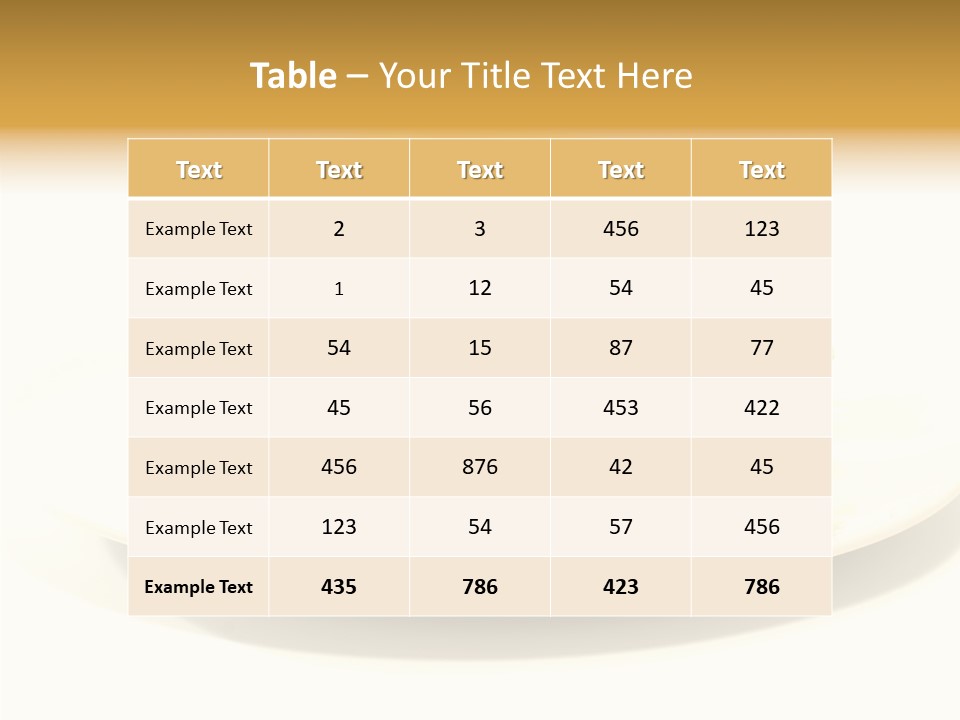 French Dairy Breakfast PowerPoint Template