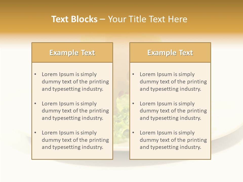 French Dairy Breakfast PowerPoint Template