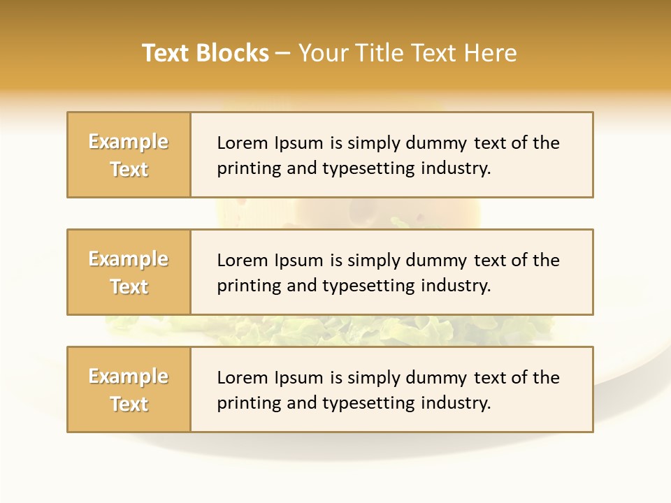 French Dairy Breakfast PowerPoint Template