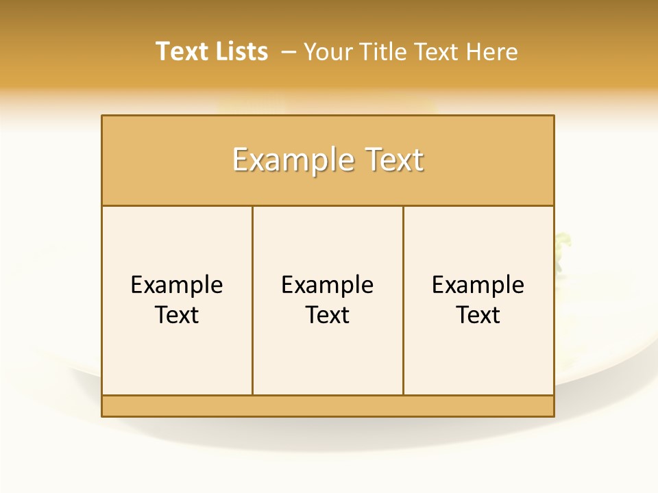 French Dairy Breakfast PowerPoint Template