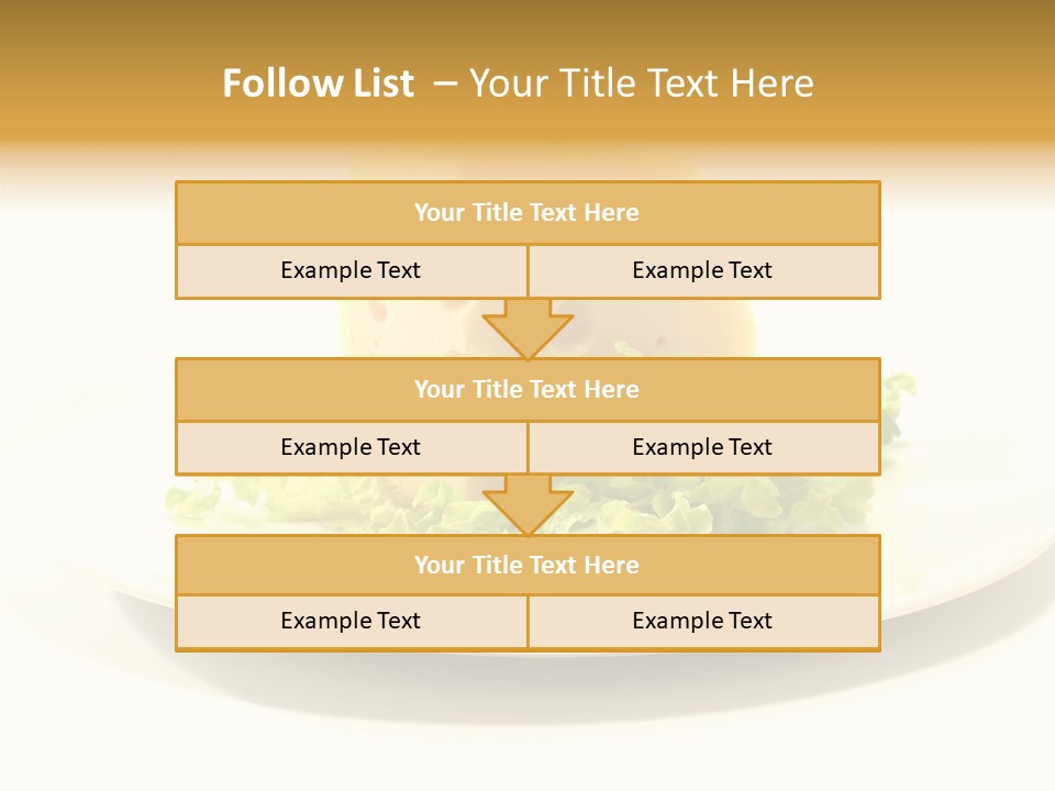 French Dairy Breakfast PowerPoint Template