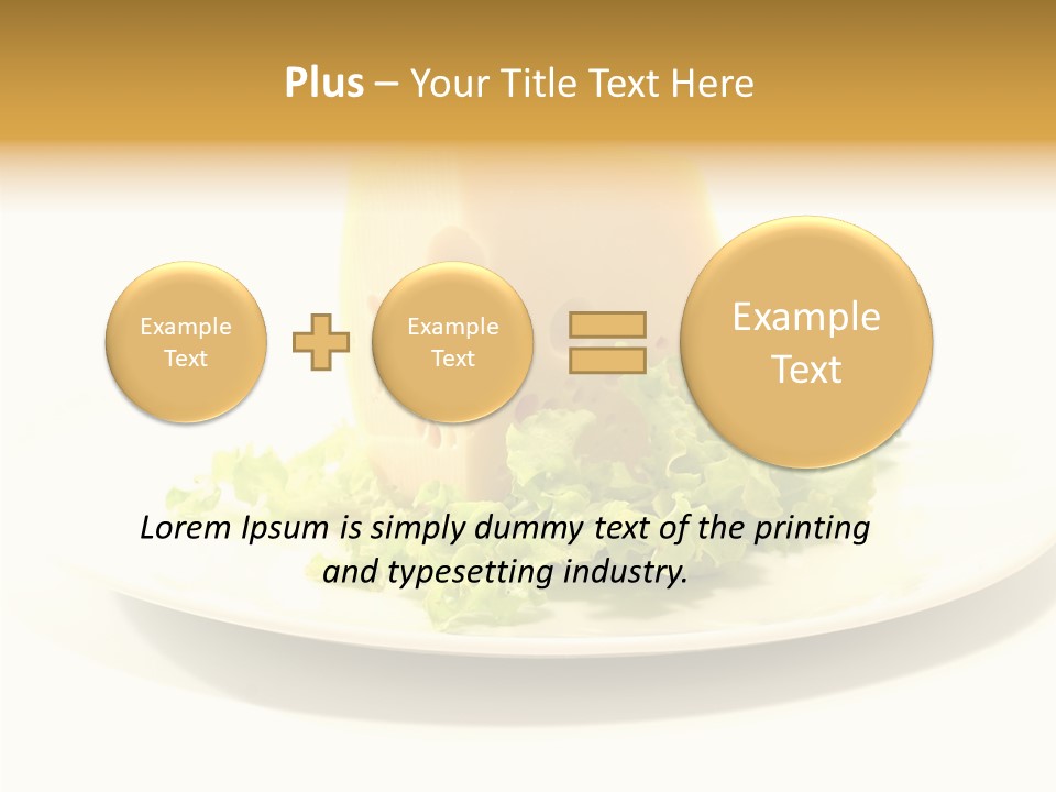 French Dairy Breakfast PowerPoint Template