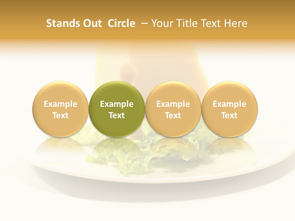 French Dairy Breakfast PowerPoint Template