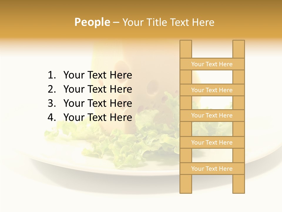 French Dairy Breakfast PowerPoint Template