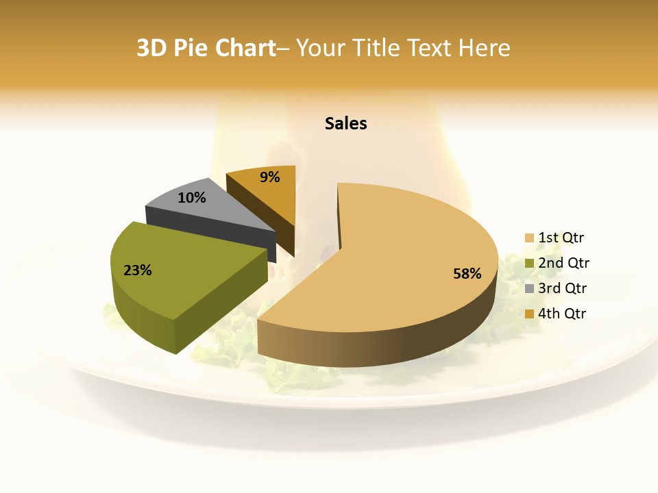 French Dairy Breakfast PowerPoint Template