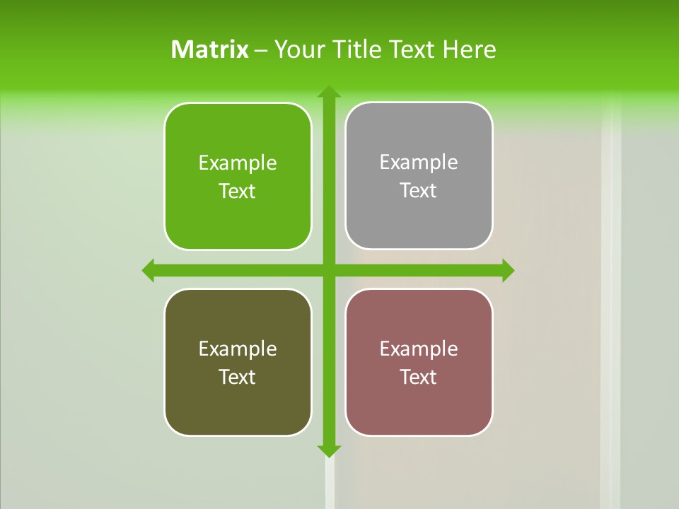Empty Orange Key Hole PowerPoint Template
