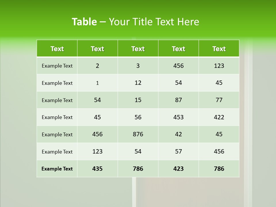 Empty Orange Key Hole PowerPoint Template