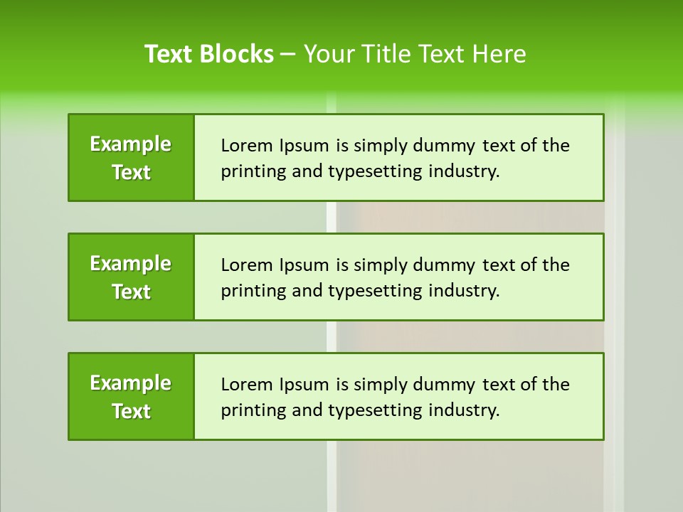 Empty Orange Key Hole PowerPoint Template