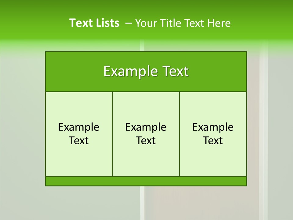 Empty Orange Key Hole PowerPoint Template