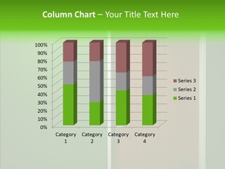 Empty Orange Key Hole PowerPoint Template