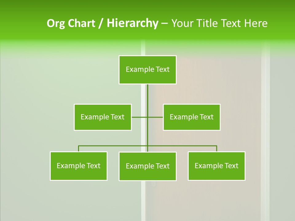 Empty Orange Key Hole PowerPoint Template