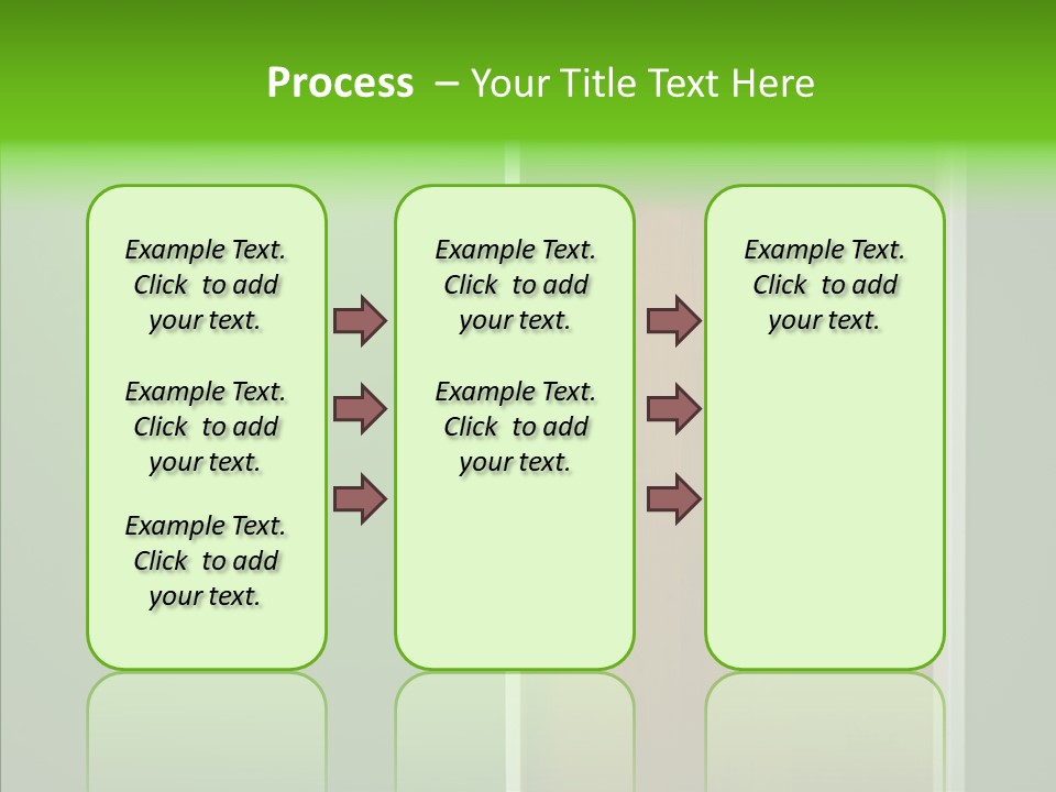 Empty Orange Key Hole PowerPoint Template