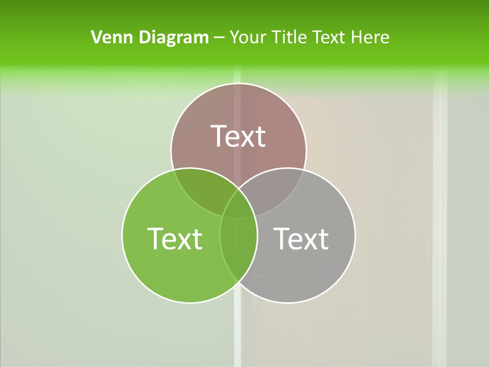 Empty Orange Key Hole PowerPoint Template