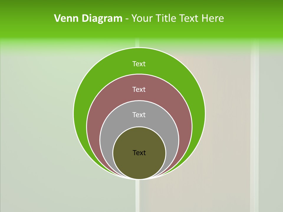 Empty Orange Key Hole PowerPoint Template