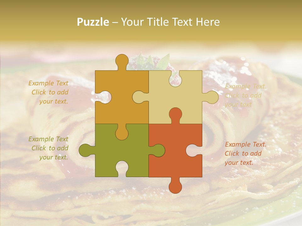 Culinary Tasty Calorie PowerPoint Template