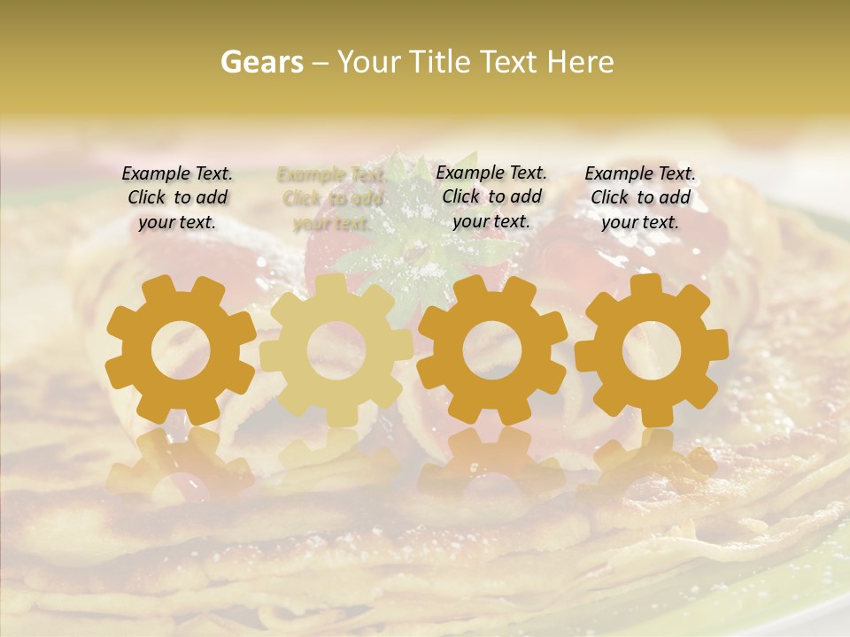 Culinary Tasty Calorie PowerPoint Template