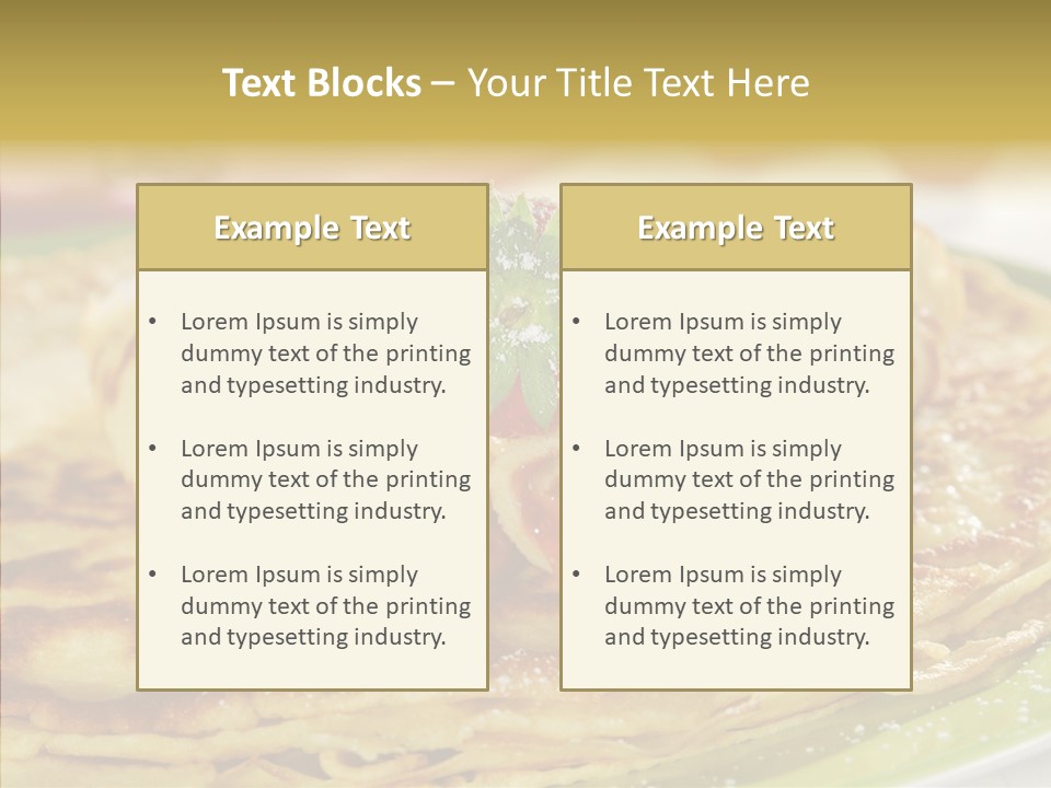 Culinary Tasty Calorie PowerPoint Template