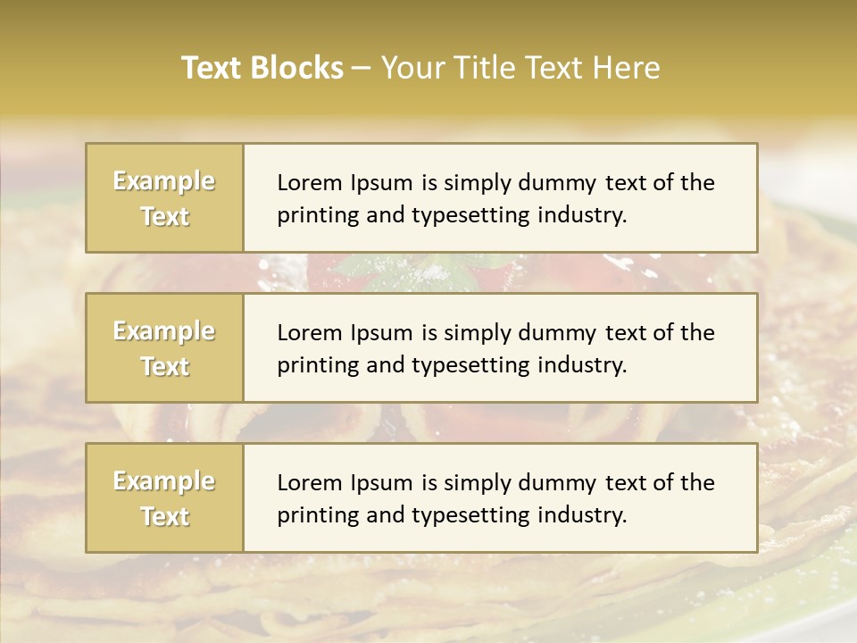 Culinary Tasty Calorie PowerPoint Template
